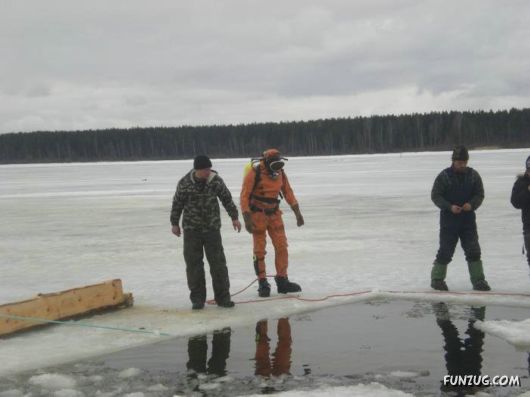 Ice Fishing Adventure in Russia
