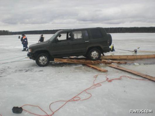 Ice Fishing Adventure in Russia