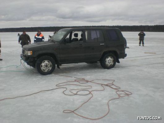 Ice Fishing Adventure in Russia