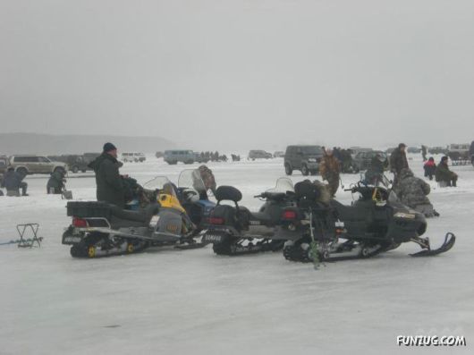 Ice Fishing Adventure in Russia