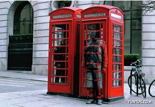 Invisible Man Human Camouflage Art by Lio Bolin