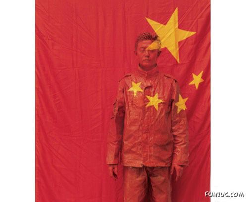 Invisible Man Human Camouflage Art by Lio Bolin