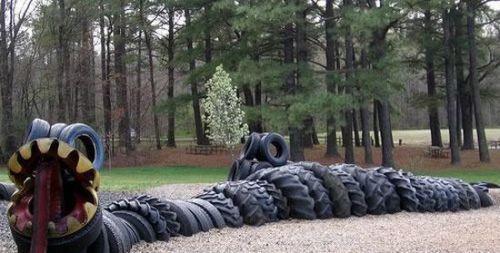 Old Tyres Amazing Art