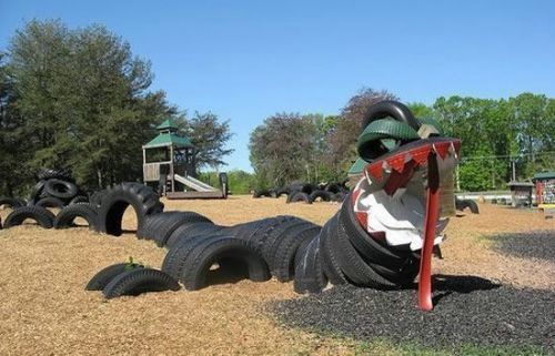 Old Tyres Amazing Art