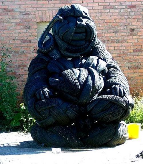 Old Tyres Amazing Art