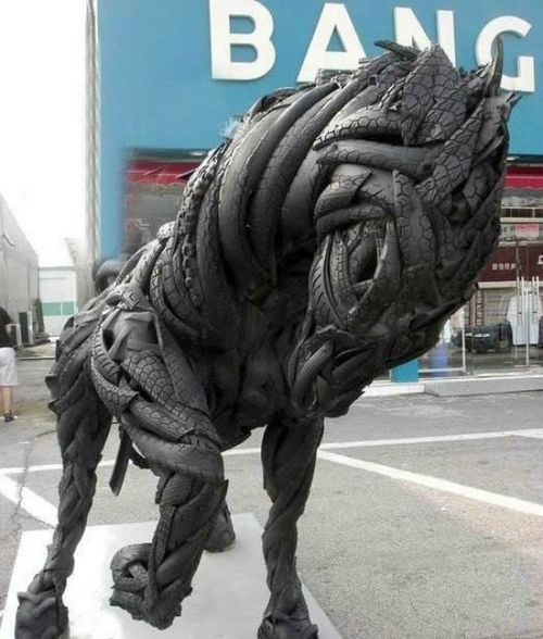 Old Tyres Amazing Art