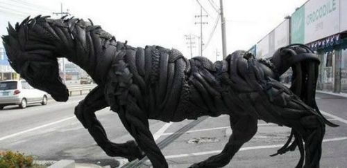 Old Tyres Amazing Art