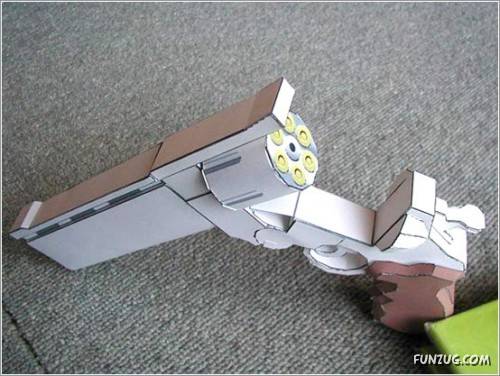 Amazing Papercraft Weapons Art