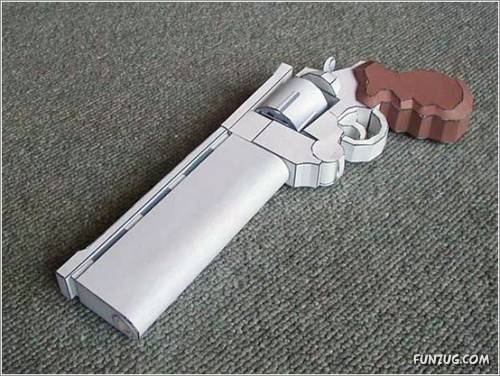 Amazing Papercraft Weapons Art