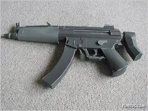 Amazing Papercraft Weapons Art