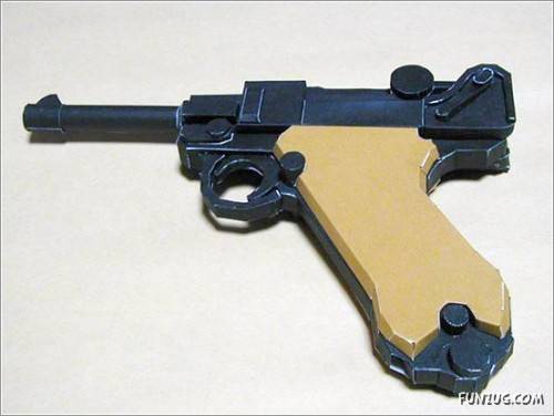 Amazing Papercraft Weapons Art