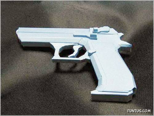 Amazing Papercraft Weapons Art