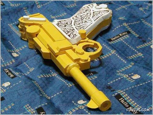 Amazing Papercraft Weapons Art