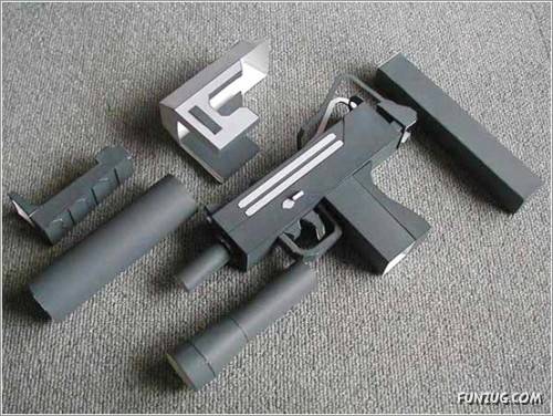 Amazing Papercraft Weapons Art
