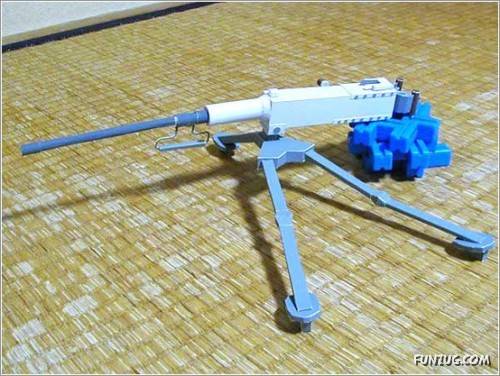 Amazing Papercraft Weapons Art