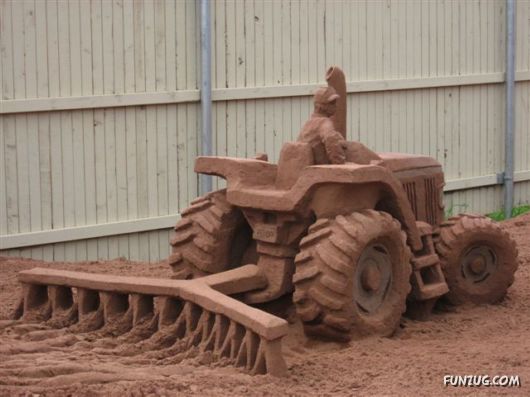 Sand Sculpture Art By Prince Edward Island, Canada