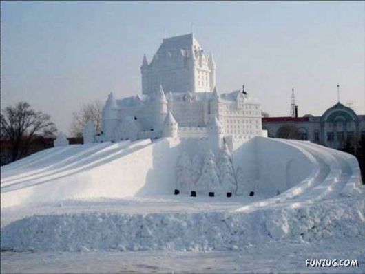 Amazing Snow Sculptures Art