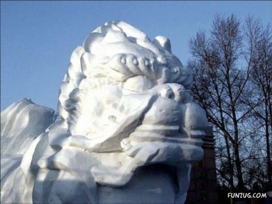 Amazing Snow Sculptures Art