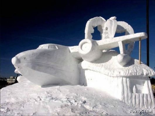 Amazing Snow Sculptures Art