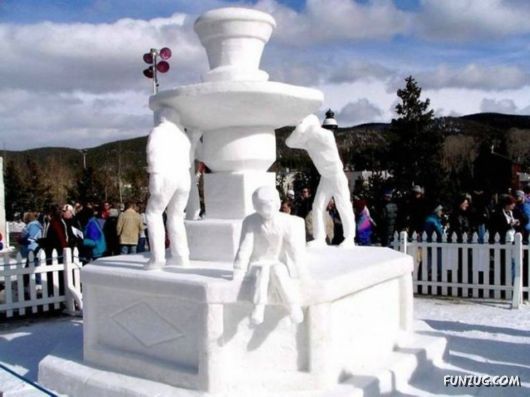 Amazing Snow Sculptures Art