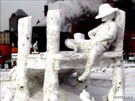 Amazing Snow Sculptures Art