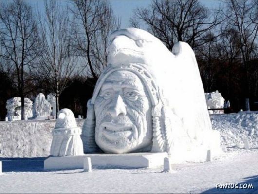 Amazing Snow Sculptures Art