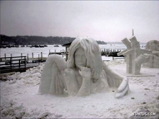 Amazing Snow Sculptures Art