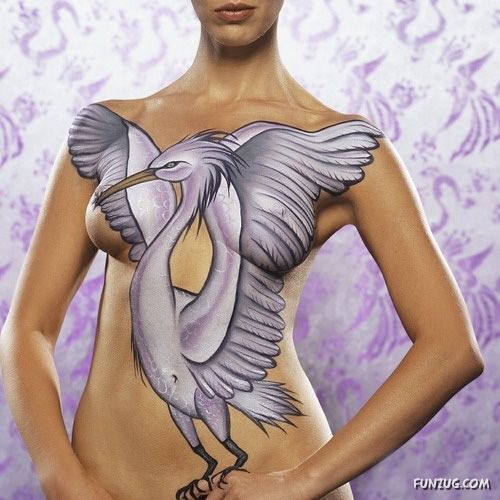 Stunning Body Paint Art by Emma Hack