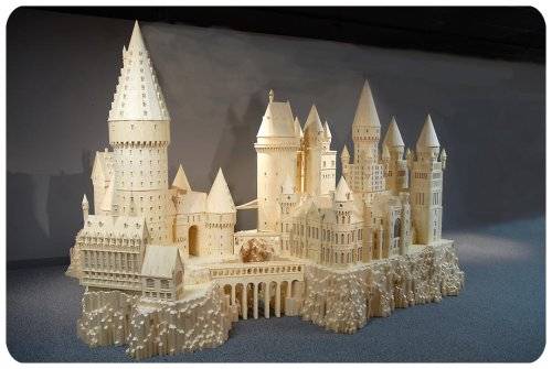 Amazing Minas Tirith Matchstick Model Art
