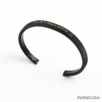 Vision Bracelets Made from Discarded Camera Lenses