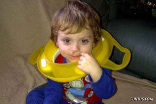 Kids Being Stupid And Getting Stuck In Things