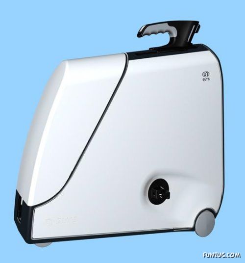 Amazing Bicycle in Suitcase