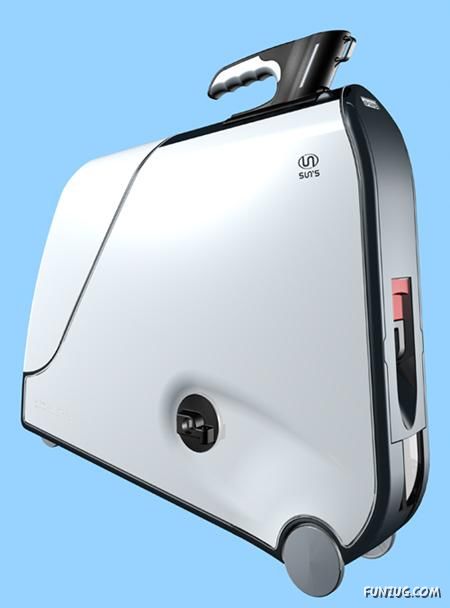 Amazing Bicycle in Suitcase