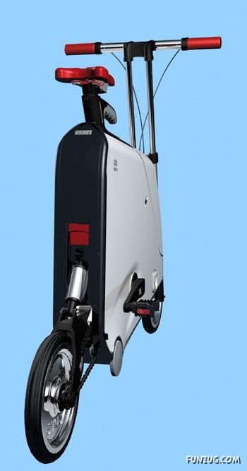 Amazing Bicycle in Suitcase