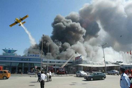 Fire Accident in Airport
