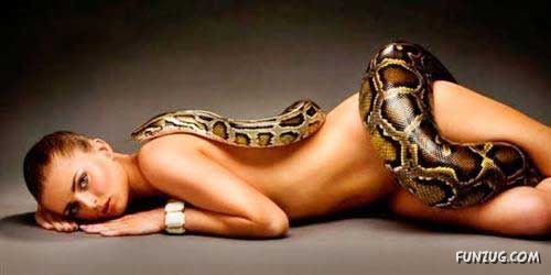 Galz and Snakes Crazy Photography