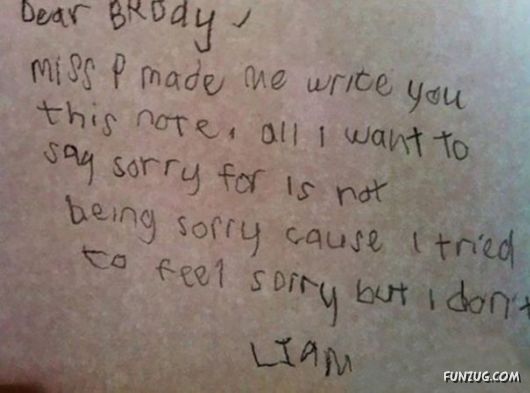 Hilariously Honest Notes From Kids
