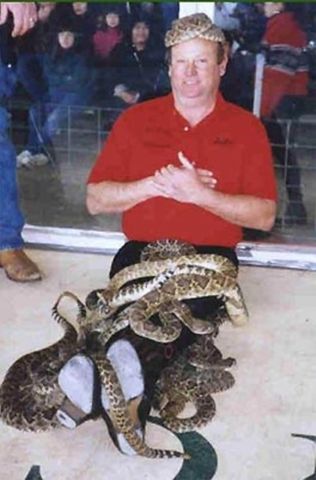 The Snakeman Rattlesnakes in the Mouth Record