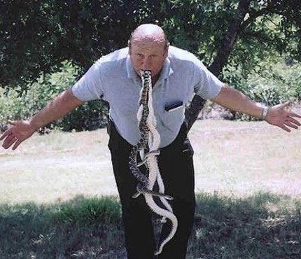 The Snakeman Rattlesnakes in the Mouth Record