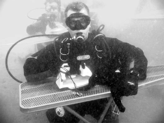 Ever Seen Underwater Ironing