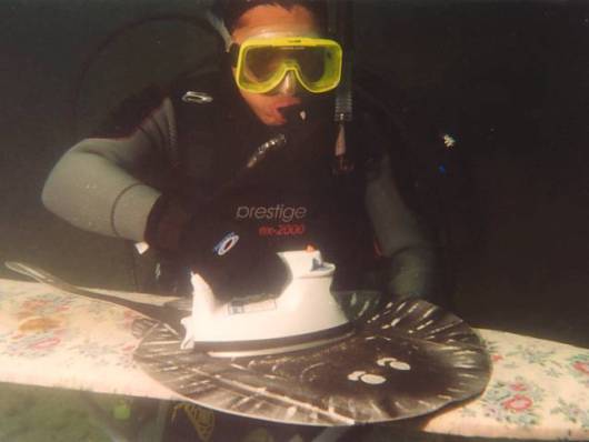 Ever Seen Underwater Ironing