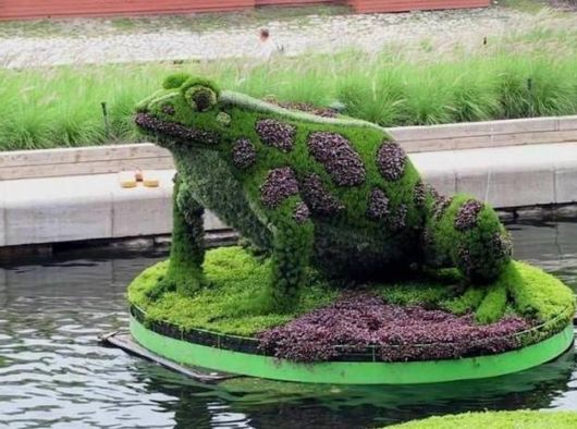 Beautiful Gardens Depicting Beijing Olympics