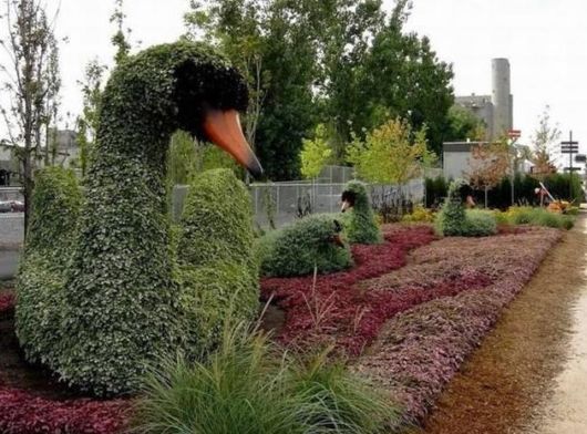 Beautiful Gardens Depicting Beijing Olympics