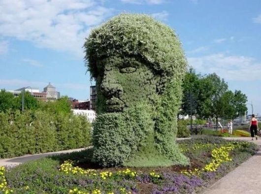 Beautiful Gardens Depicting Beijing Olympics