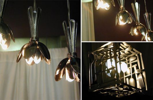 DIY Lamps And Chandeliers You Can Create From Everyday Objects