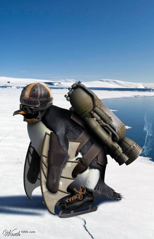 An Imaginary World of Penguins