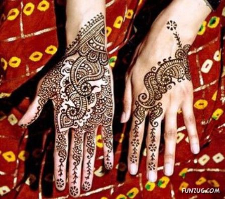 Most Beautiful Henna Colours