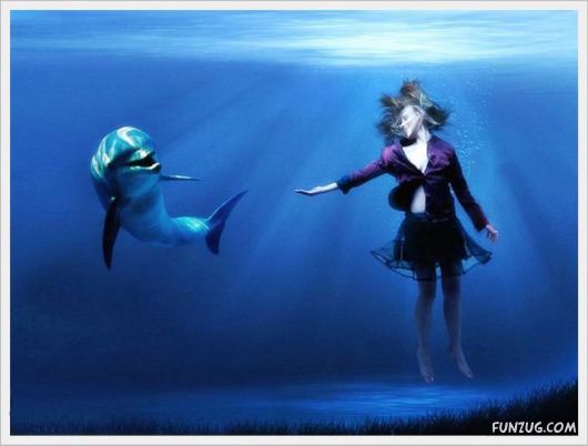 Artistic Girls with Their Pets