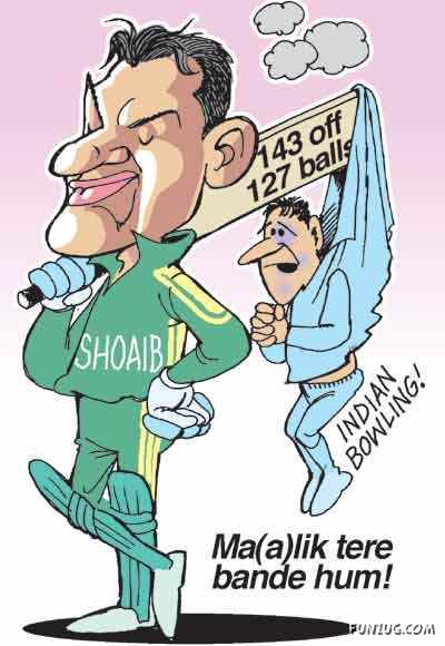 Funny Cricket Cartoons