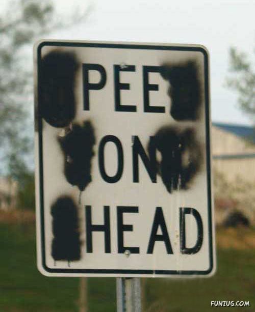 Defacing Signs is Good For You